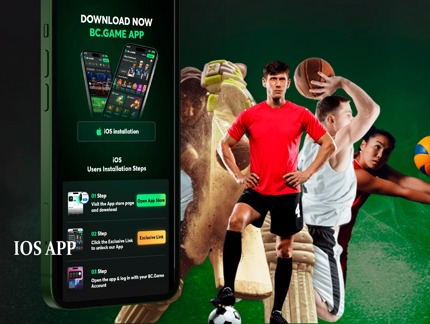 Apple device users can play on the BC Game mobile app without any difficulties