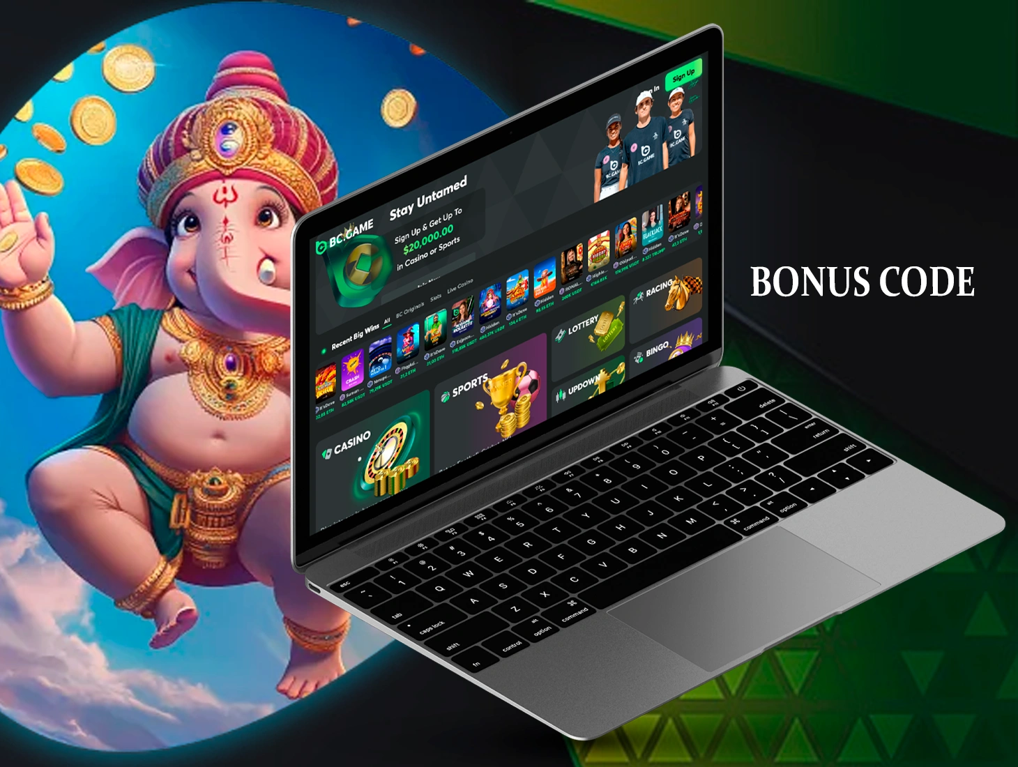 Get bonus code from BC Game to increase your chances of wins