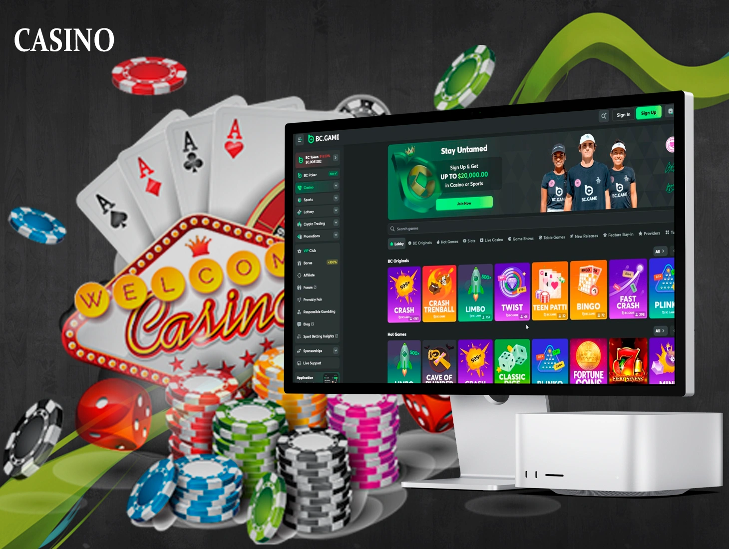Online Casino BC Game allows you to choose the top games from the best providers