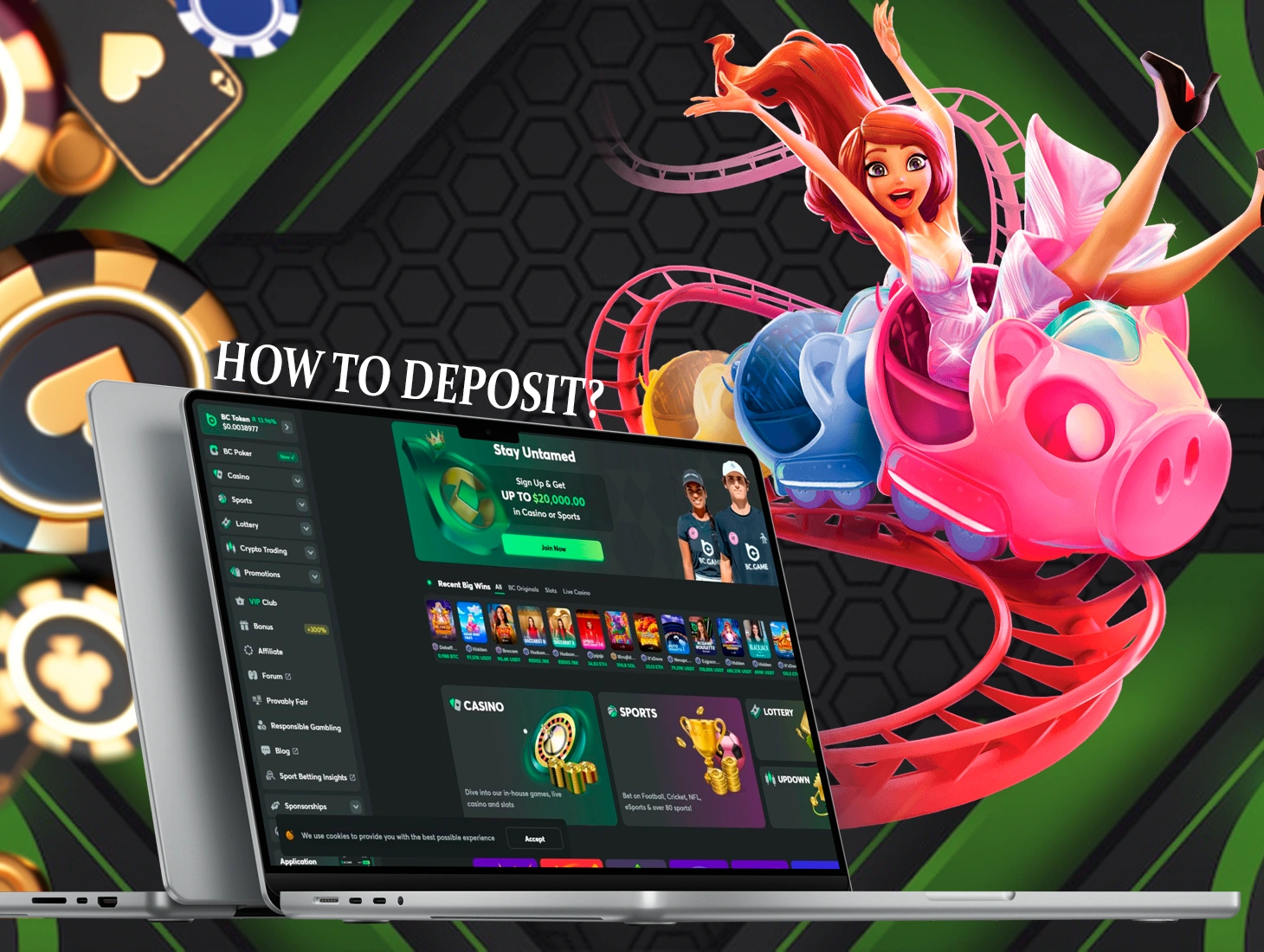 We reveal to you a step-by-step plan on how to make deposits to BC Game as efficiently as possible